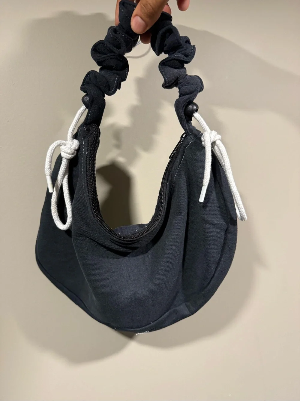 Adidas Cute Custom rework womens three stripes purse w/Scrunchie handle